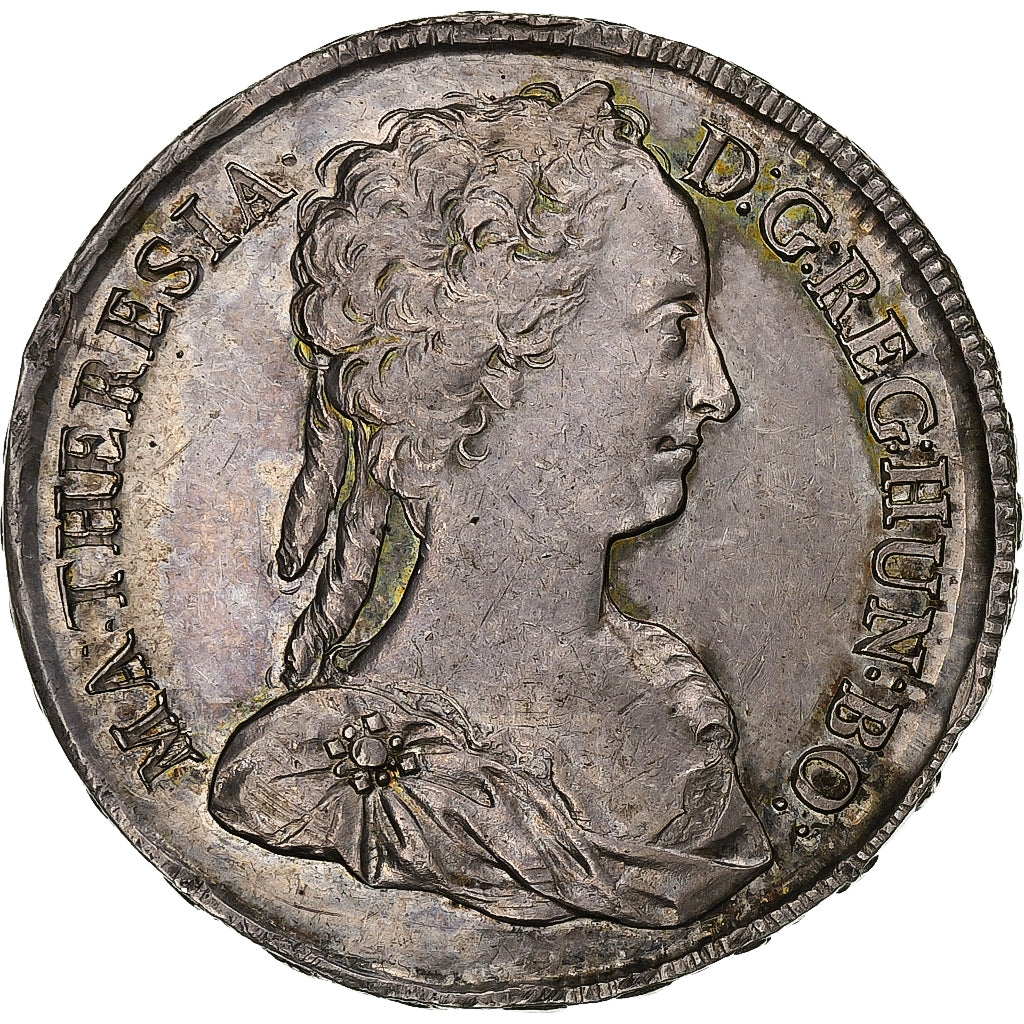 Ungheria, Maria Theresia, Thaler, 1742, Kremnica, Argento, SPL-, KM:328