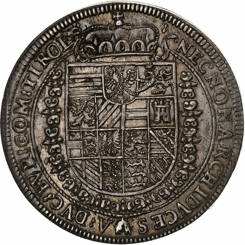 Austria, Rudolf II, Thaler, 1603, Hall, Silver, AU(55-58), KM:37.1
