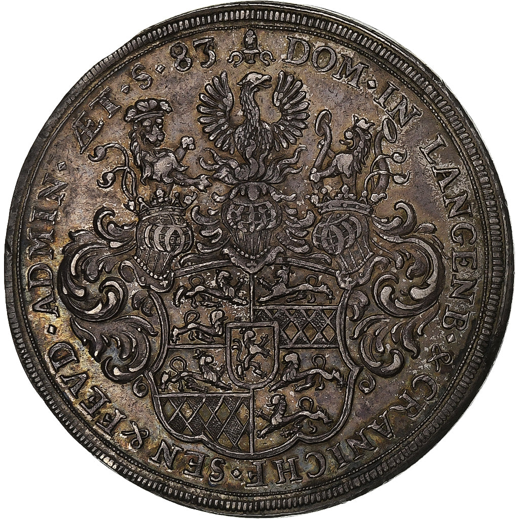 Duitsland, Johann Friedrich, Thaler, 1699, Augsburg, Zilver, PR, KM:17