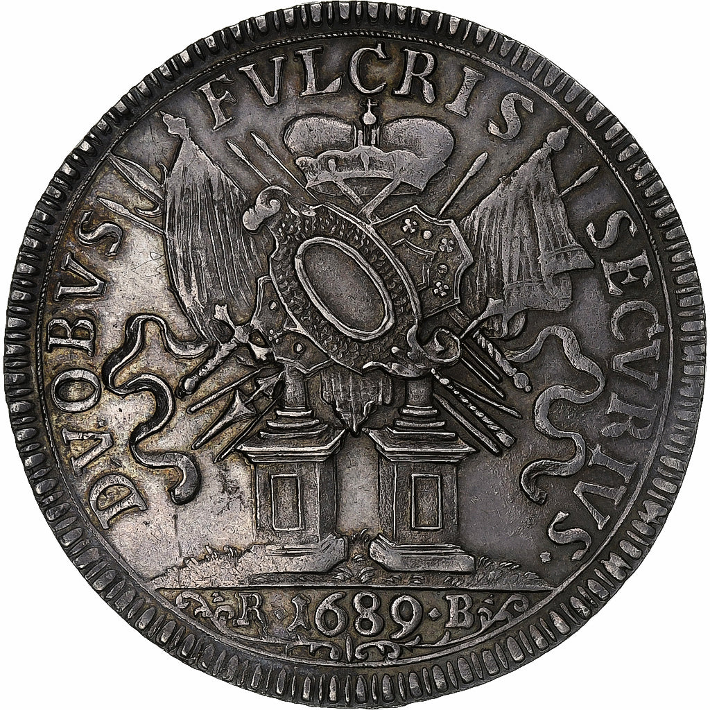 Principality of Brunswick-Wolfenbüttel, Rudolph August, Thaler, 1689