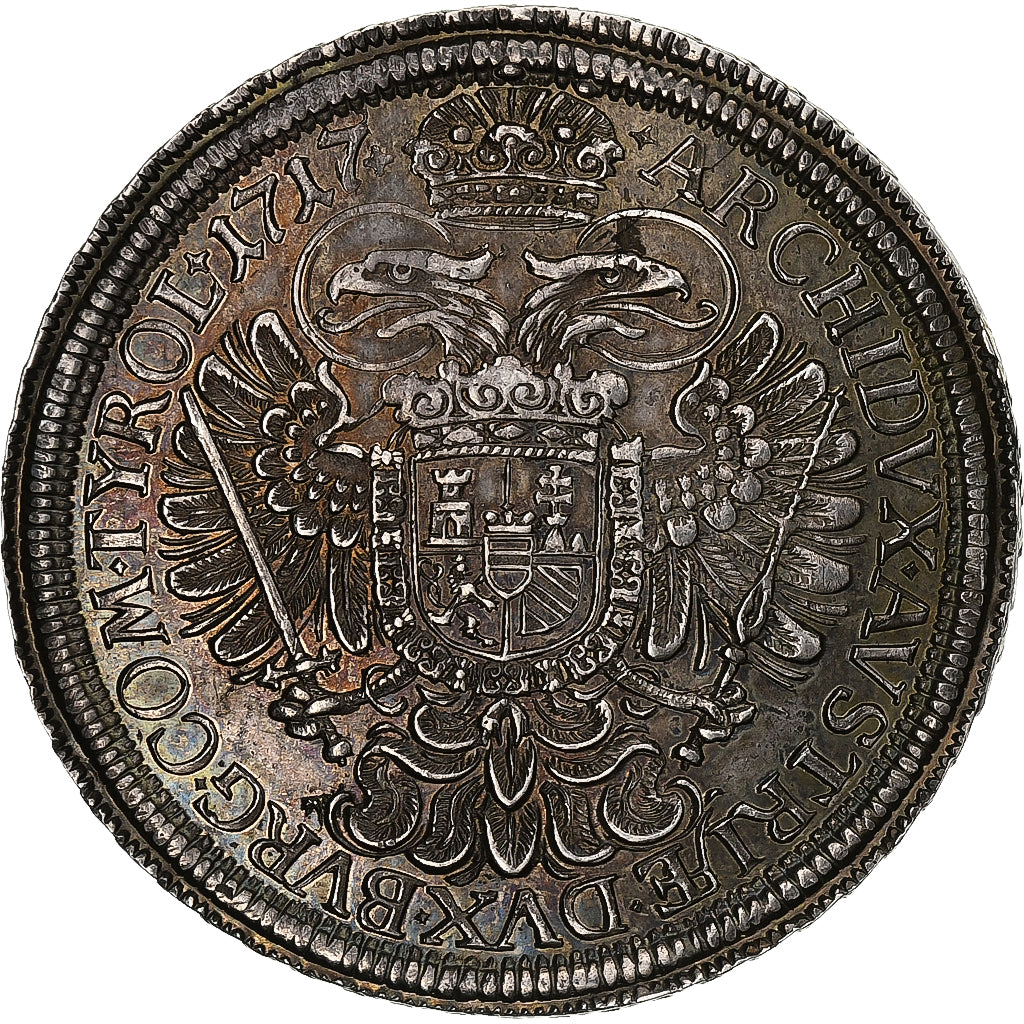 Österreich, Charles VI, Thaler, 1717, Vienna, Silber, VZ+, KM:1522
