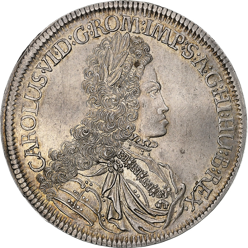 Austria, Charles VI, Thaler, 1714, Hall, Silver, MS(63), KM:1570