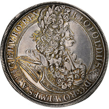 Hungary, Leopold I, Thaler, 1699, Kremnica, Silver, AU(55-58), KM:214.8