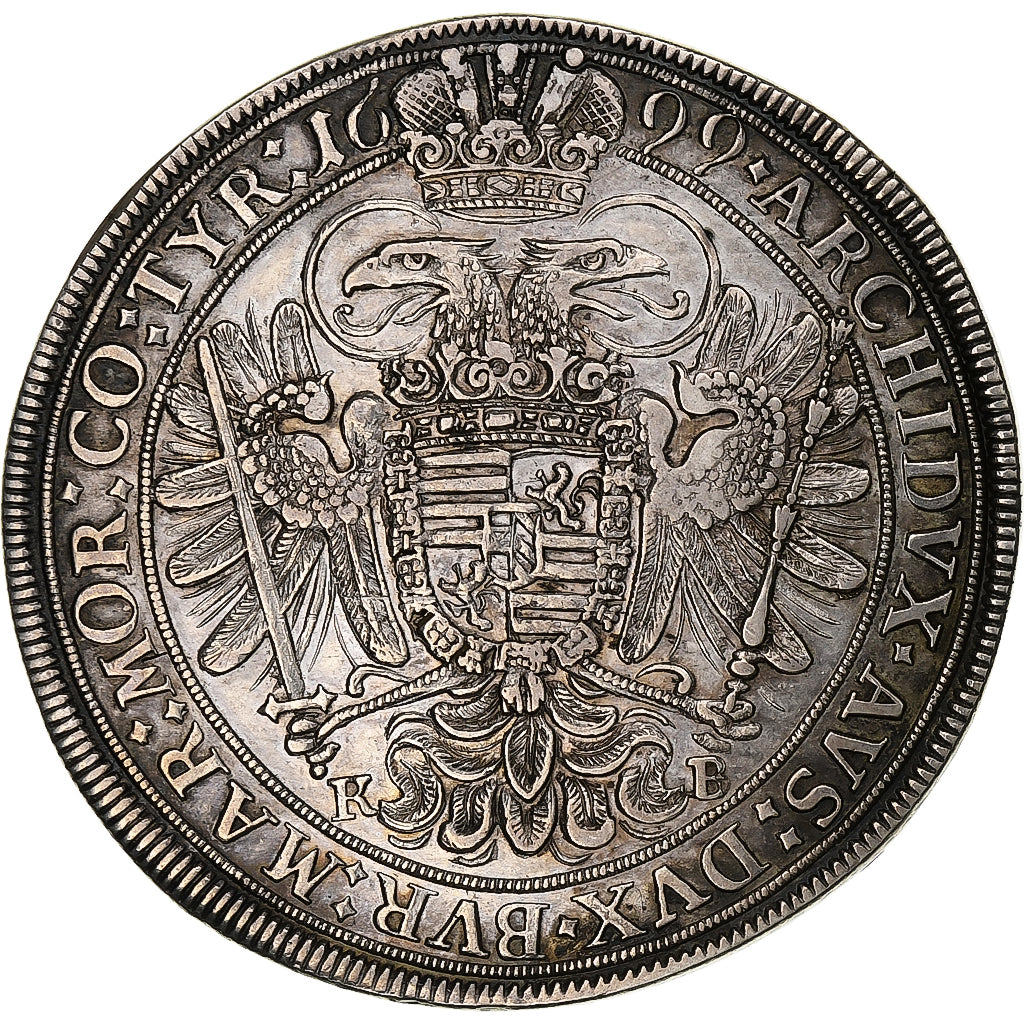 Hungary, Leopold I, Thaler, 1699, Kremnica, Silver, AU(55-58), KM:214.8