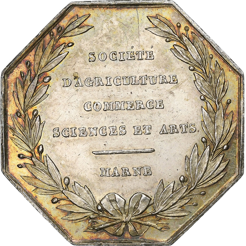 France, Token, Société d'agriculture commerce sciences et arts, Marne, Silver