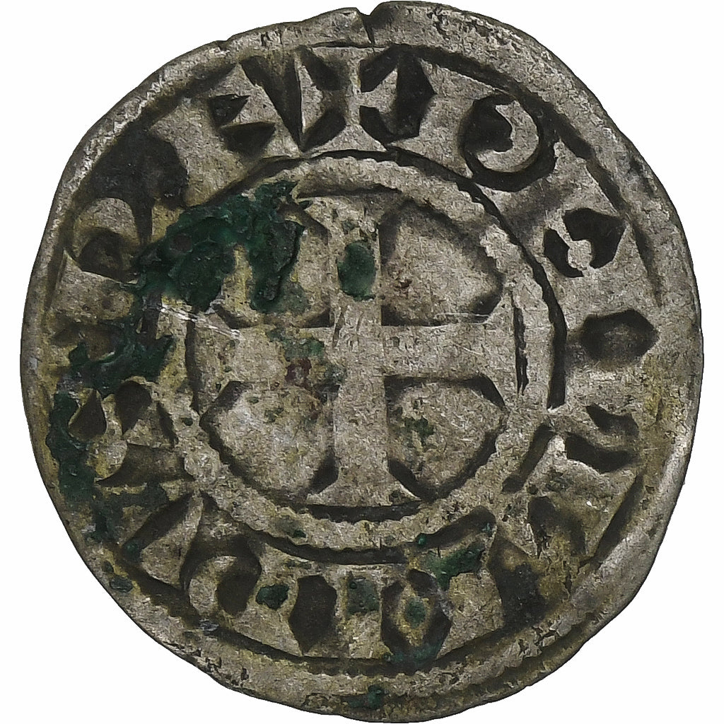 France, Philippe II Auguste, Denier Tournois, 1204-1220, Saint-Martin de Tours