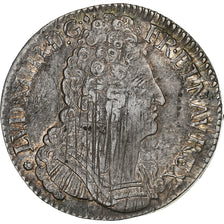 Francia, Louis XIV, Ecu aux 3 couronnes, 1711, Bayonne, Argento, BB, Gadoury:229