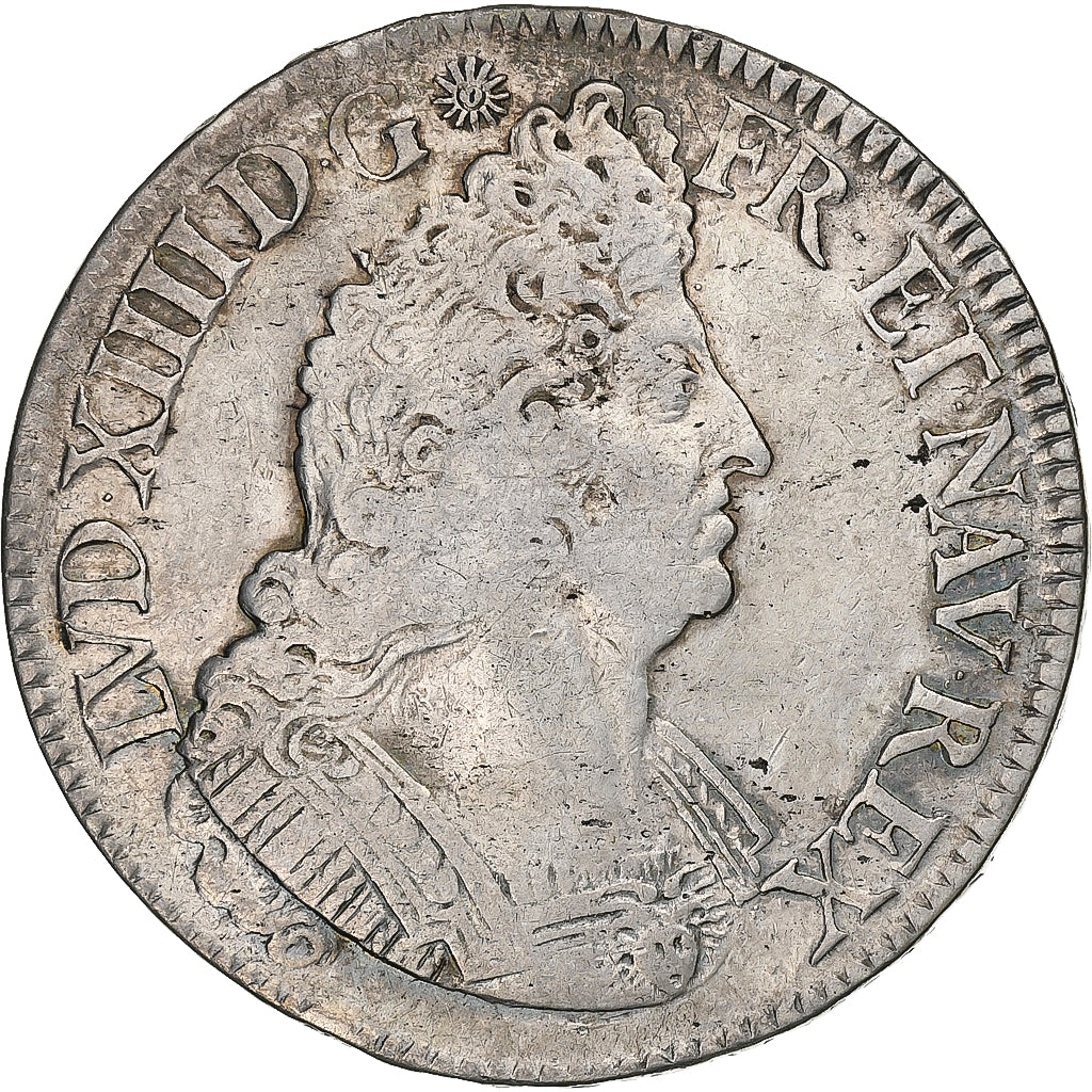 France, Louis XIV, Ecu aux palmes, 1694, Paris, Argent, TB+, Gadoury:217