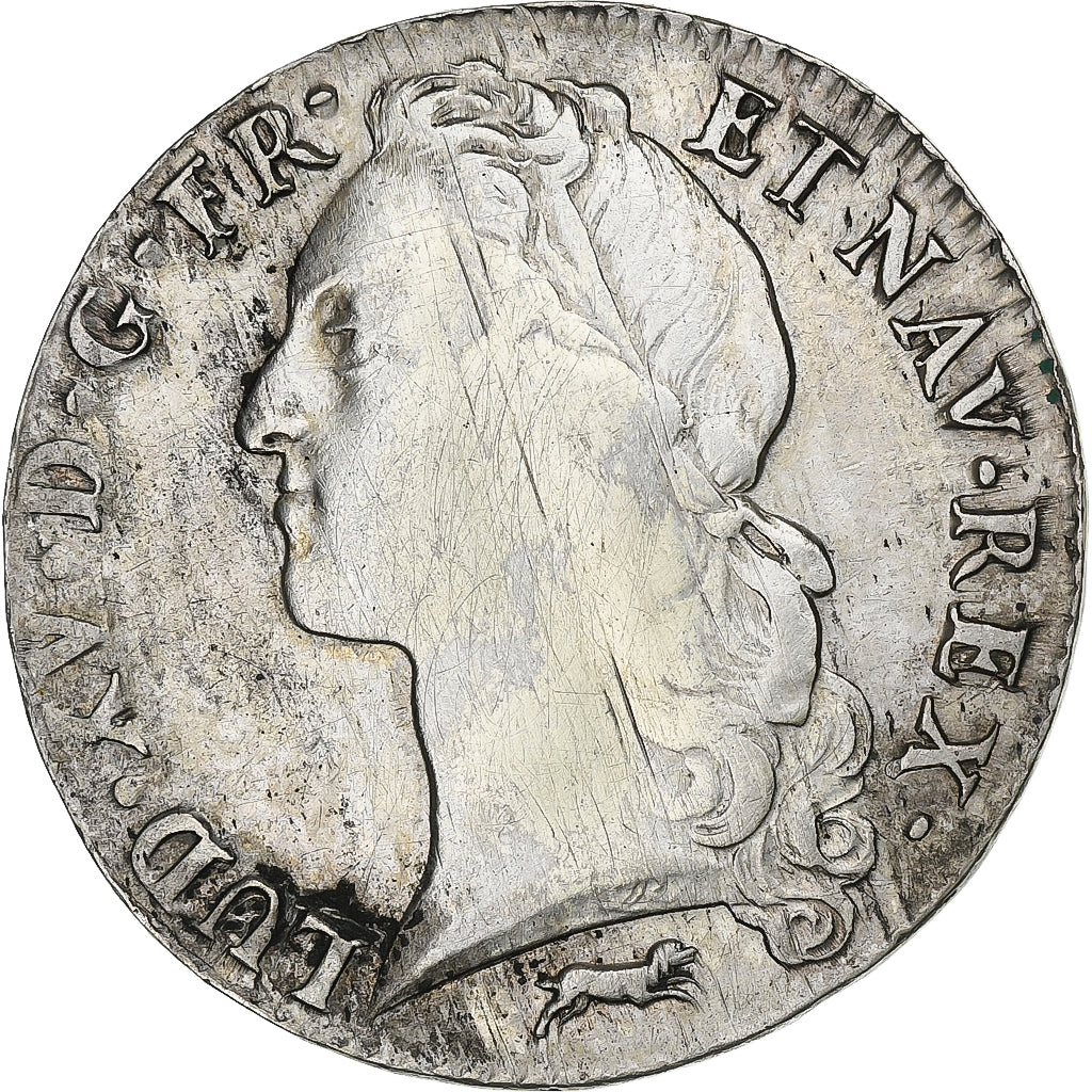 France, Louis XV, Écu au bandeau, 1763, Orléans, Argent, TB+, Gadoury:322