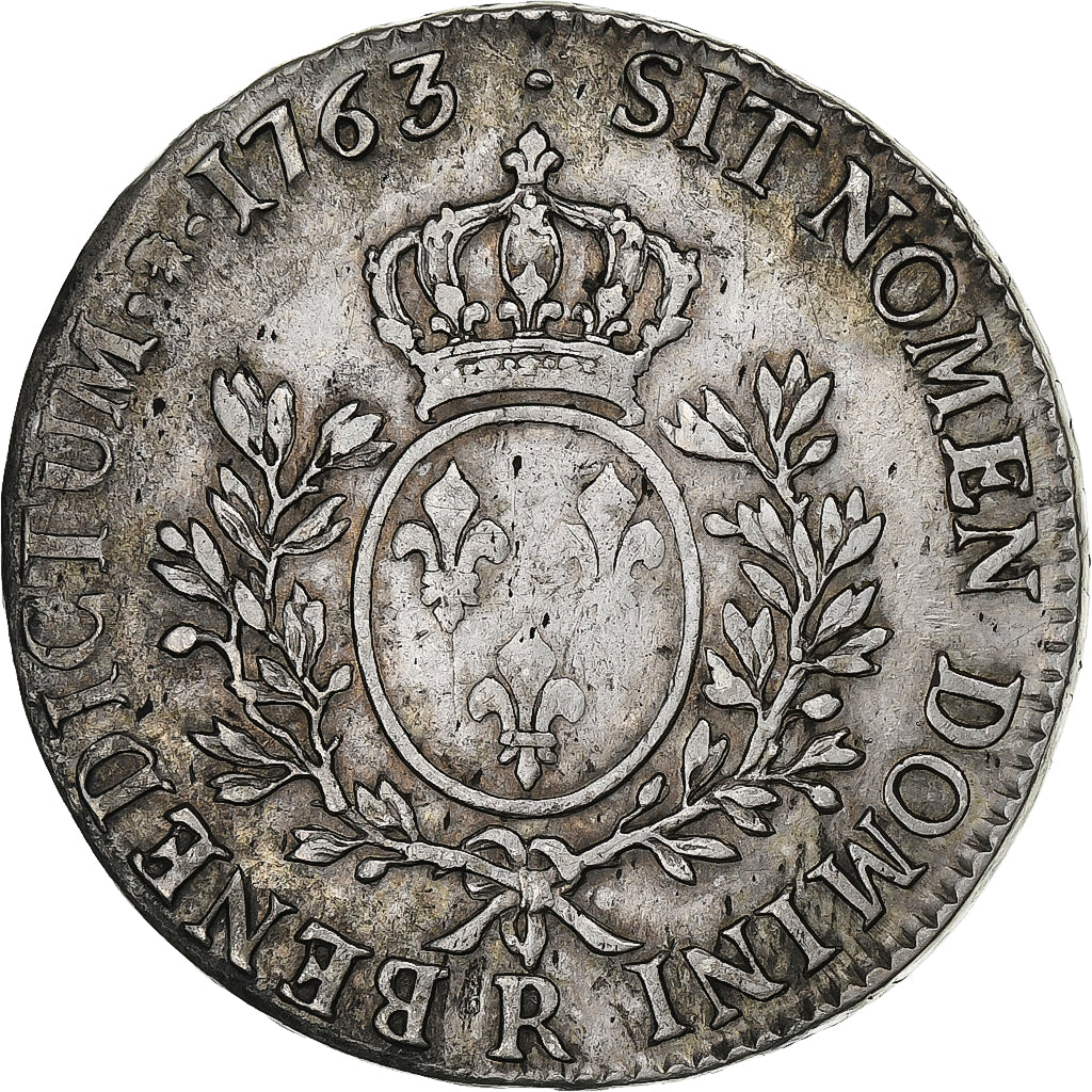 France, Louis XV, Écu au bandeau, 1763, Orléans, Argent, TB+, Gadoury:322