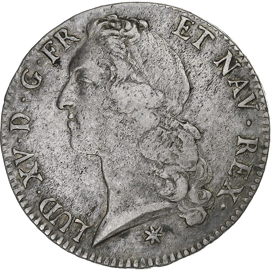 Francia, Louis XV, Écu au bandeau, 1757, Toulouse, Argento, MB+, Gadoury:322