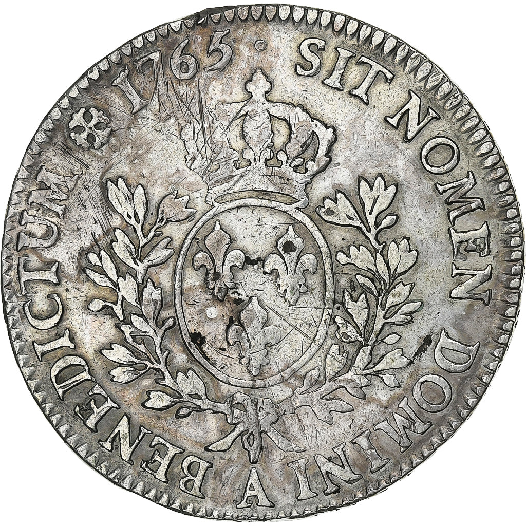 France, Louis XV, Écu au bandeau, 1765, Paris, Silver, VF(30-35), Gadoury:322