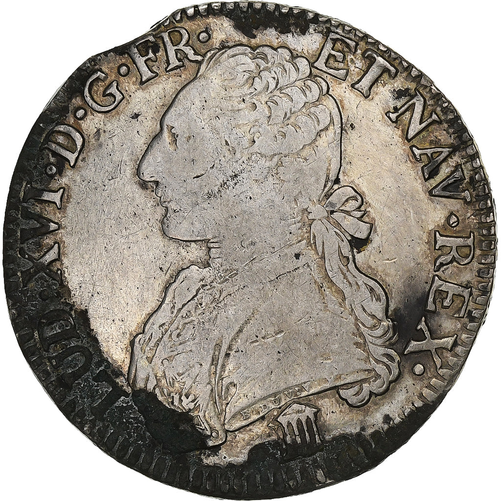 Frankreich, Louis XVI, Ecu aux branches d'olivier, 1784, Bordeaux, Silber, S+