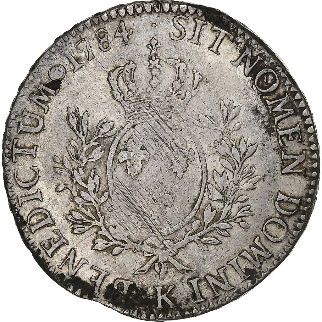 Frankreich, Louis XVI, Ecu aux branches d'olivier, 1784, Bordeaux, Silber, S+