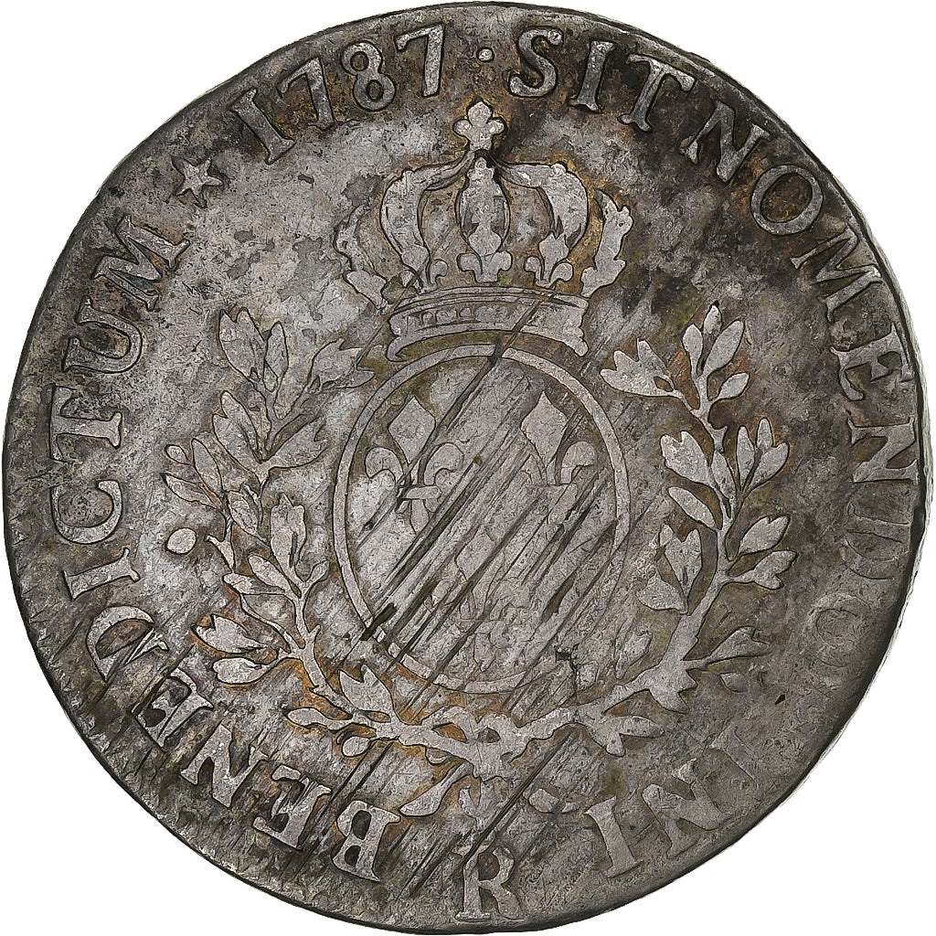 Francia, Louis XVI, Ecu aux branches d'olivier, 1787, Orléans, Argento, MB