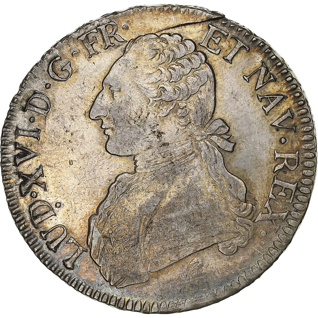 Francja, Louis XVI, Ecu aux branches d'olivier, 1789, Paris, 2nd semestre