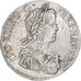 France, Louis XIV, Écu à la mèche longue, 1648, La Rochelle, Silver