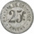 Frankreich, Chambre de commerce d'Amiens, 25 Centimes, 1920, S+, Aluminium