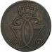 Denmark, Christian VII, Skilling danske, 1771, Copenhagen, Copper, VF(30-35)