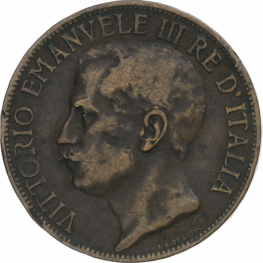 Italy, Vittorio Emanuele III, 10 Centesimi, 1911, Rome, Copper, VF(30-35), KM:51