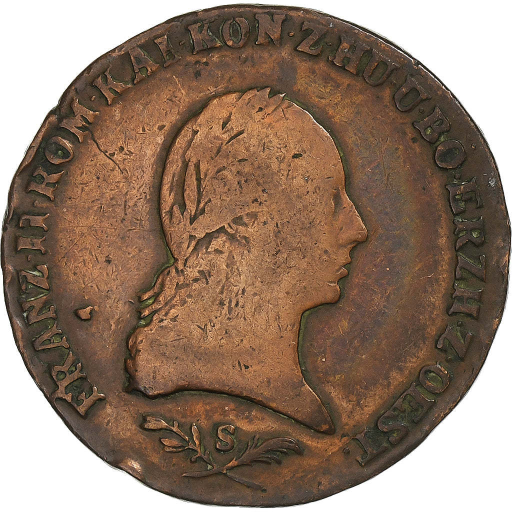 Autriche, Franz II, 6 Kreuzer, 1800, Smolník, Cuivre, TB, KM:2128
