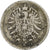 Germania, Wilhelm I, 20 Pfennig, 1875, Stuttgart, Argento, MB, KM:5