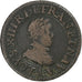 Frankrijk, Louis XIII, Double Tournois, 1611, Paris, Koper, FR, Gadoury:5