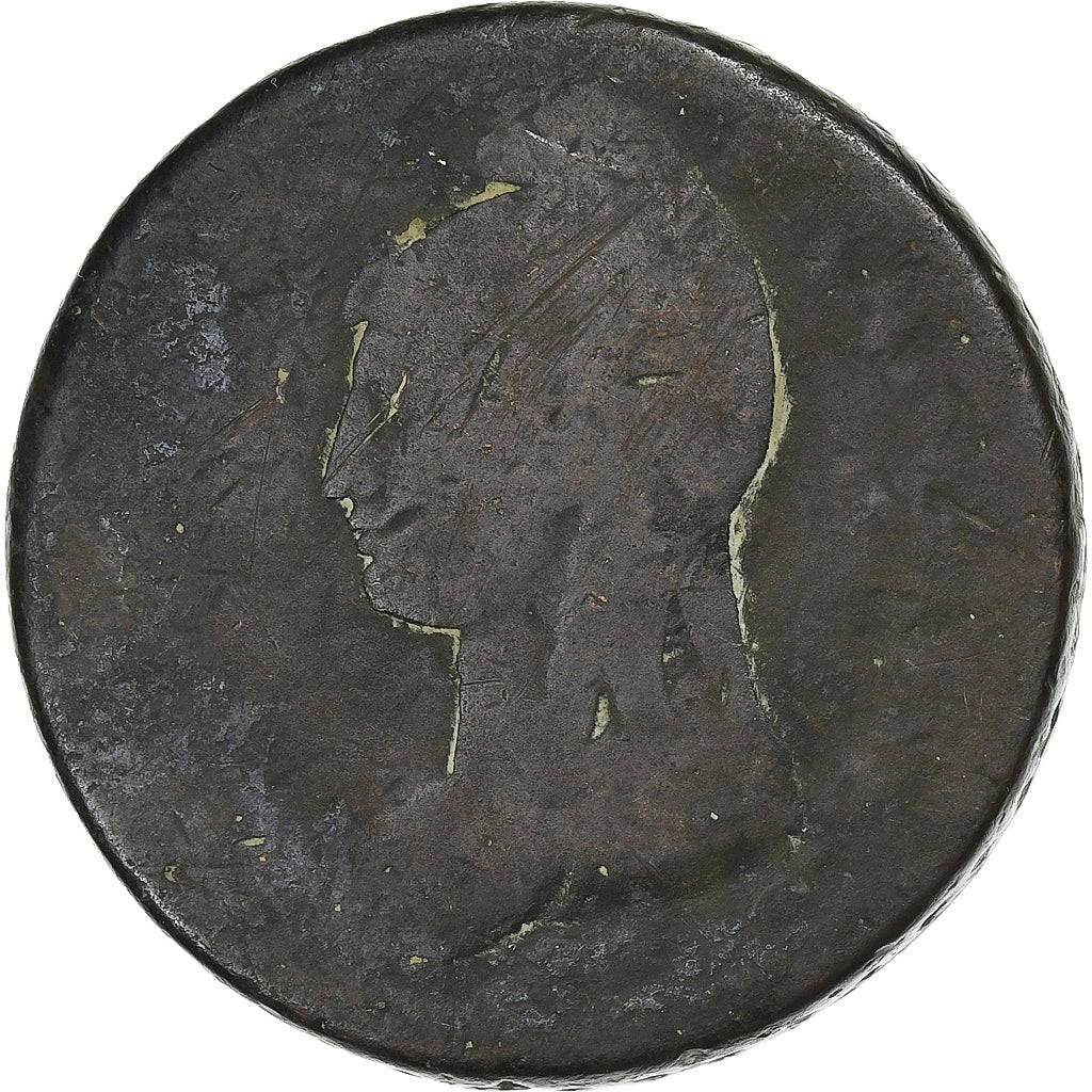 Francja, Decime, Dupré, AN 5, Lille, Miedź, F(12-15), Gadoury:187, KM:640