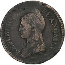 Frankrijk, Decime, Dupré, AN 8, Metz, Koper, FR+, Gadoury:187a, KM:640