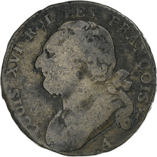 France, Louis XVI, 12 Deniers, 1792⸱4, Paris, Métal de cloche, TB+