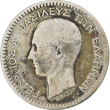 Greece, George I, 50 Lepta, 1874, Paris, Silver, VF(20-25), KM:37