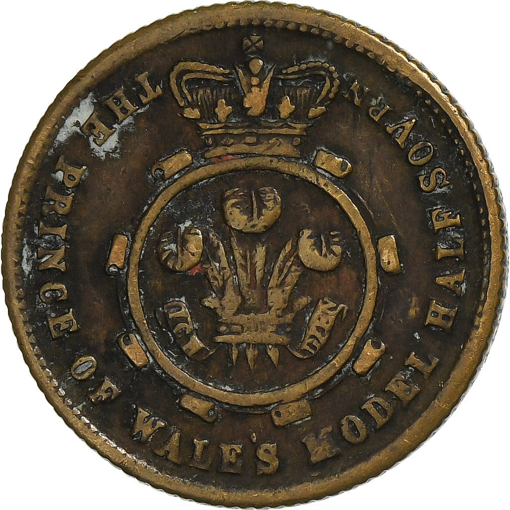 United Kingdom, 1/2 Sovereign token, Victoria, The Prince of Wales Model