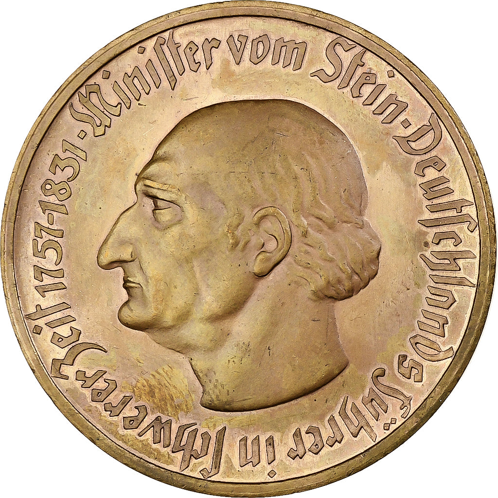 Allemagne, République de Weimar, Westfalen, 10000 Mark, 1923, Tombac, SPL