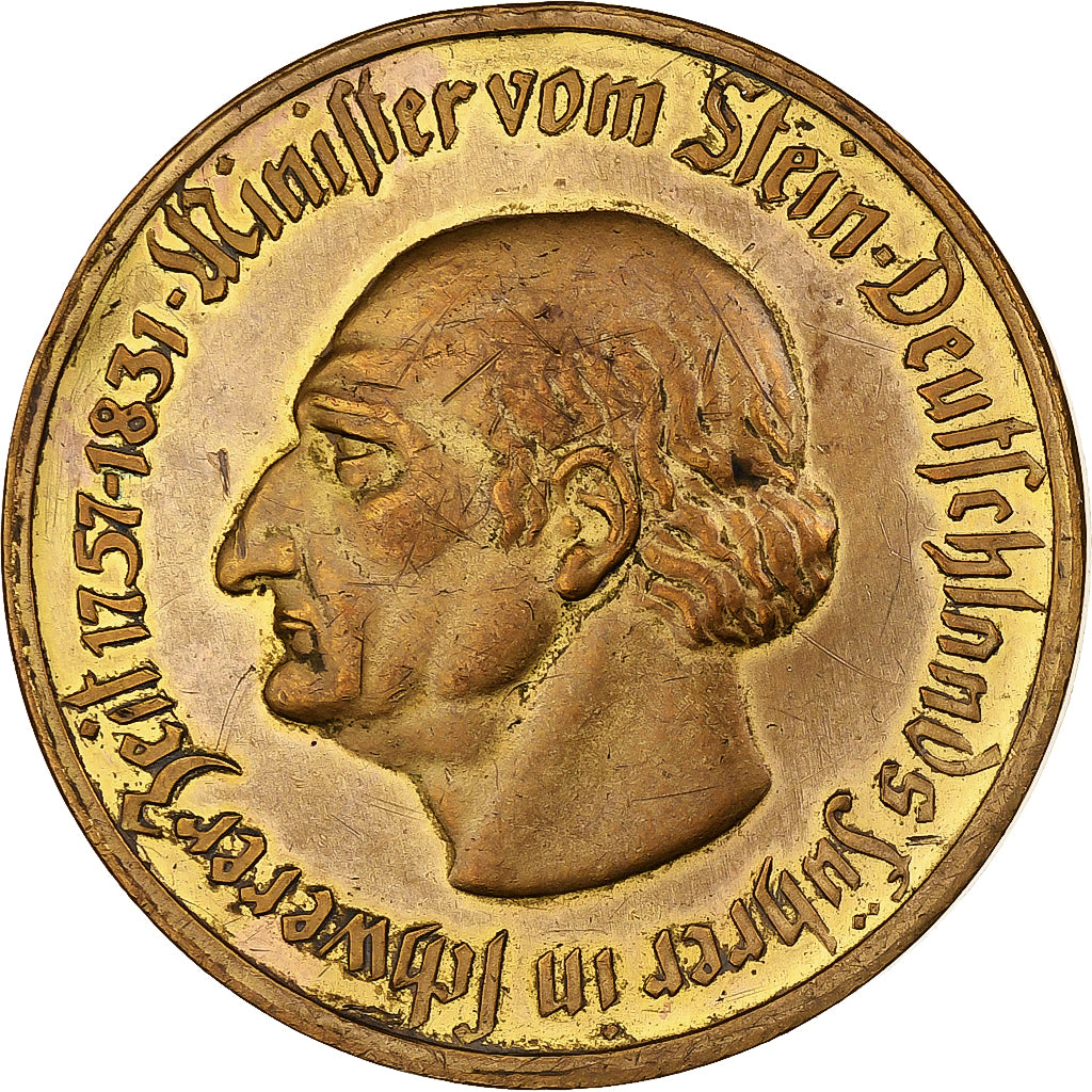Germany, Weimar Republic, Westfalen, 50 Millions Mark, 1923, Tombac, AU(55-58)