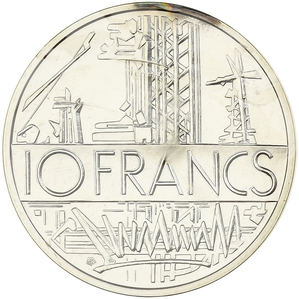 Francja, 10 Francs, Mathieu, 1982, Monnaie de Paris, Piéfort, Srebro