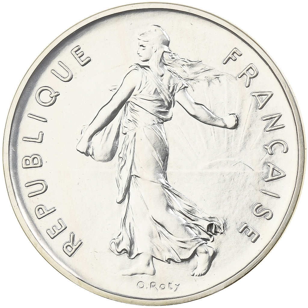 France, 5 Francs, Semeuse, 1982, Monnaie de Paris, Piéfort, Silver, MS(65-70)