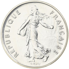 France, 5 Francs, Semeuse, 1982, Monnaie de Paris, Piéfort, Silver, MS(65-70)