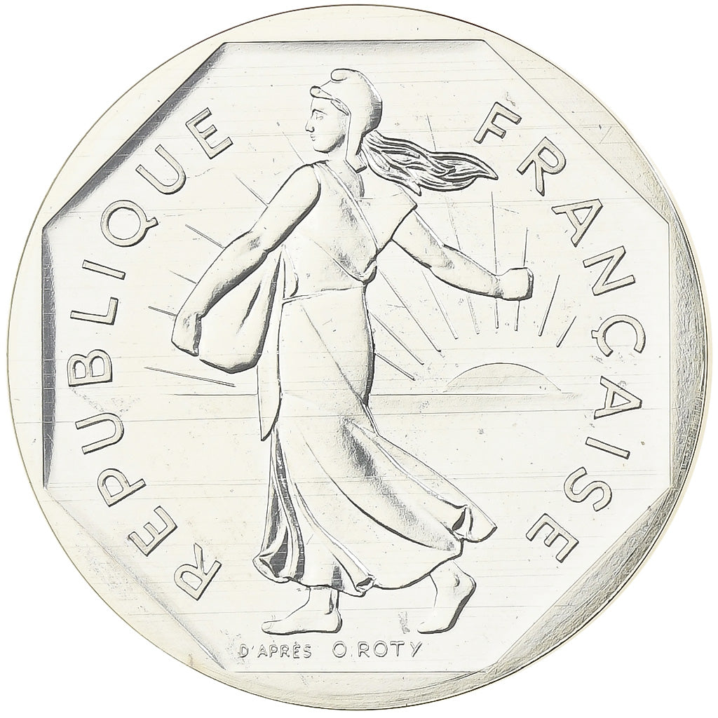 France, 2 Francs, Semeuse, 1982, Monnaie de Paris, Piéfort, Silver, MS(65-70)