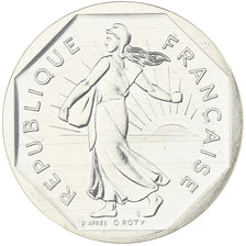 France, 2 Francs, Semeuse, 1982, Monnaie de Paris, Piéfort, Silver, MS(65-70)