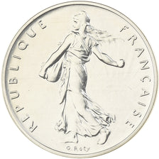 France, Franc, Semeuse, 1982, Monnaie de Paris, Piéfort, Silver, MS(65-70)