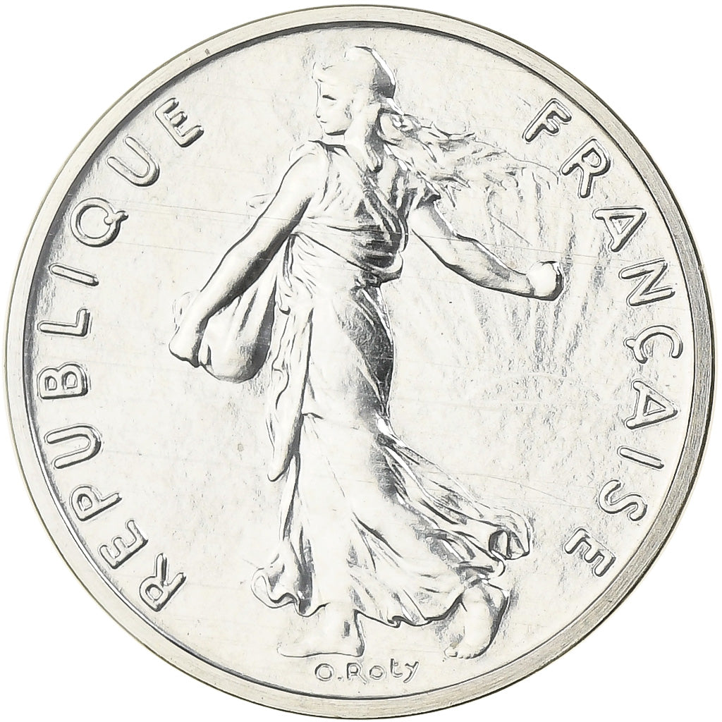 France, 1/2 Franc, Semeuse, 1982, Monnaie de Paris, Piéfort, Argent, FDC