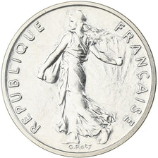France, 1/2 Franc, Semeuse, 1982, Monnaie de Paris, Piéfort, Argent, FDC