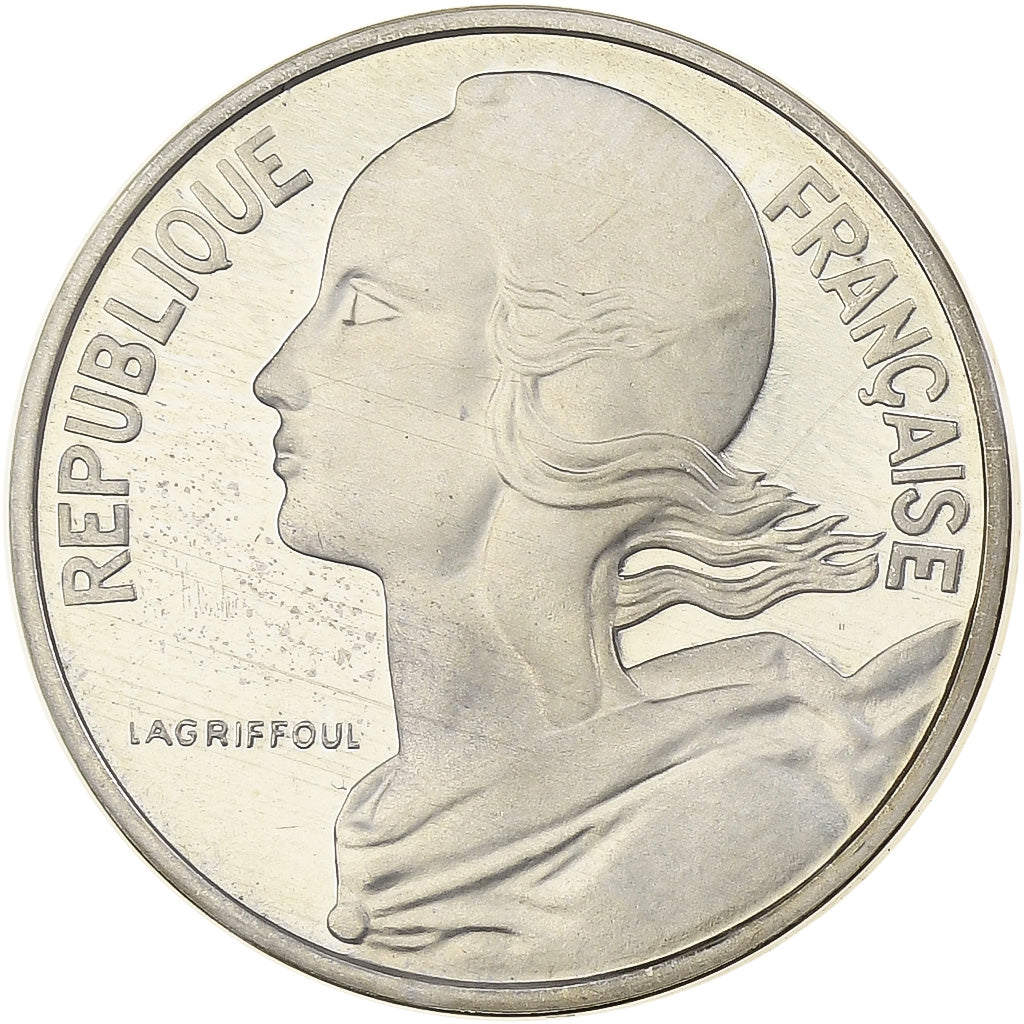France, 10 Centimes, Marianne, 1982, Monnaie de Paris, Proof, Piéfort, Silver