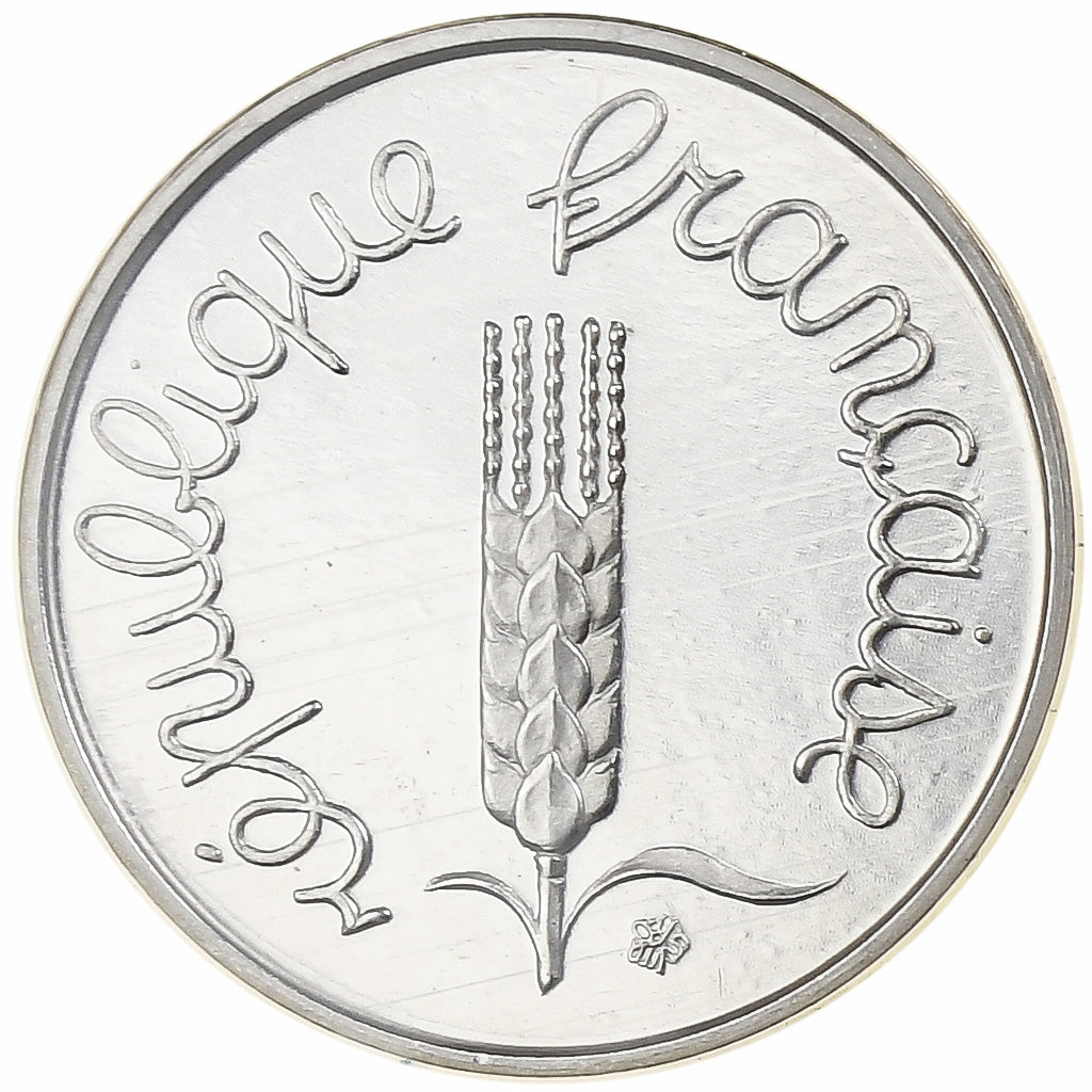 France, Centime, Épi, 1982, Monnaie de Paris, Proof, Piéfort, Silver