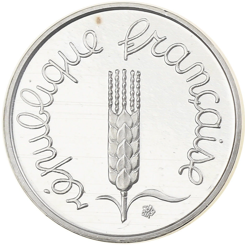 France, Centime, Épi, 1982, Monnaie de Paris, Proof, Piéfort, Silver