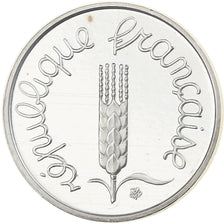 France, Centime, Épi, 1982, Monnaie de Paris, Proof, Piéfort, Silver