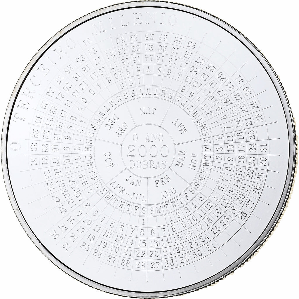 São Tomé and Príncipe, 2000 Dobras, 1998, Proof, Silver, MS(63), KM:86