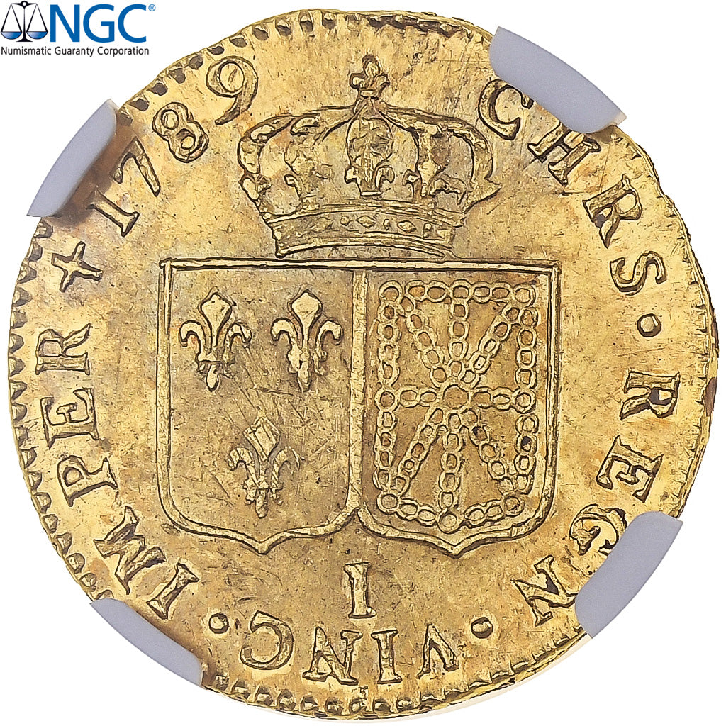 France, Louis XVI, Louis d'or à la tête nue, 1789, Limoges, Or, NGC, MS62