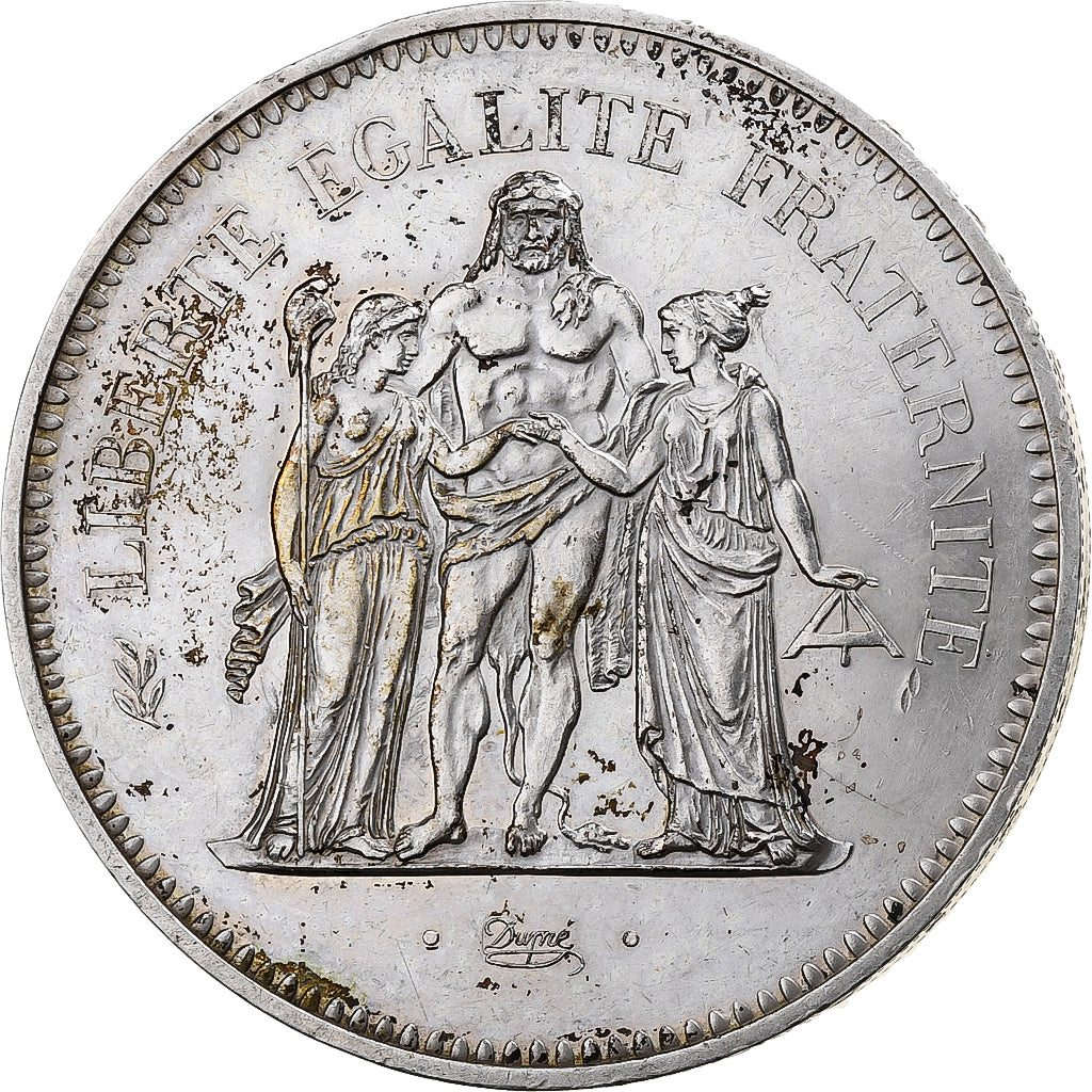 France, 50 Francs, Hercule, 1976, Monnaie de Paris, Piéfort, Argent, SPL