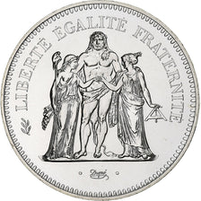 France, 50 Francs, Hercule, 1974, Monnaie de Paris, série FDC, Silver
